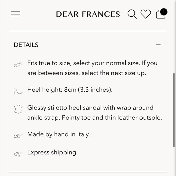 Dear Frances Fin Sandal, Midnight - Picture 9 of 17